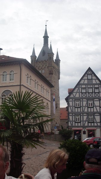 Bad Wimpfen-Blick zum Blauen Turm.JPG - Bad Wimpfen - Blick zum Blauen Turm